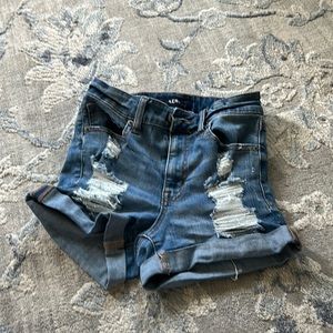 Aero high rise midi shorts